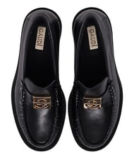 GAUD&Igrave; LUDMILLA Ledermokassins SCHWARZ - Damenschuhe - 4