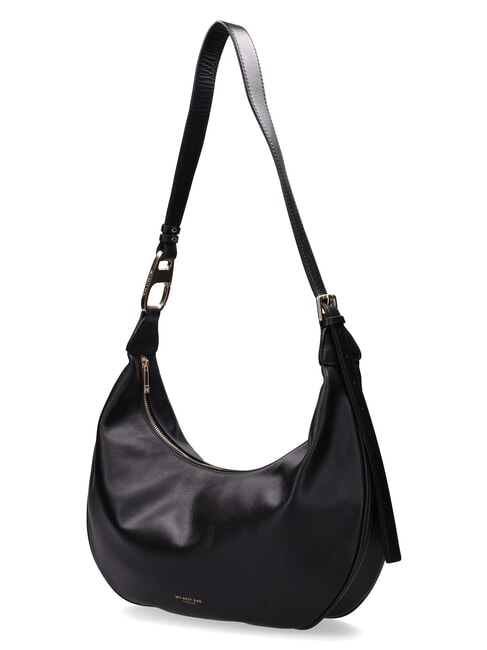 LEONIE Hobo-Tasche aus Leder nero - Damentaschen