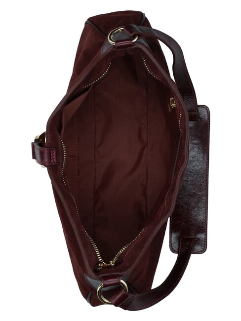PARIS L Schultertasche mit Schultergurt dark brown - Damentaschen