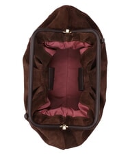 MY BEST BAG JANINE SUEDE L Handtasche mit Schulterriemen dark brown - Damentaschen - 4
