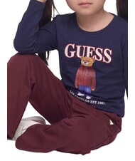 GUESS KIDS Lang&auml;rmeliges T-Shirt blau geschw&auml;rzt - Kinder-T-Shirt - 3