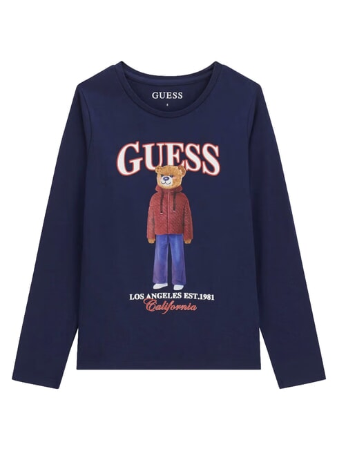 KIDS Lang&auml;rmeliges T-Shirt blau geschw&auml;rzt - Kinder-T-Shirt