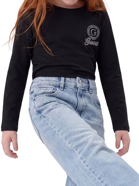 KIDS Lang&auml;rmeliges T-Shirt jetbla - Kinder-T-Shirt