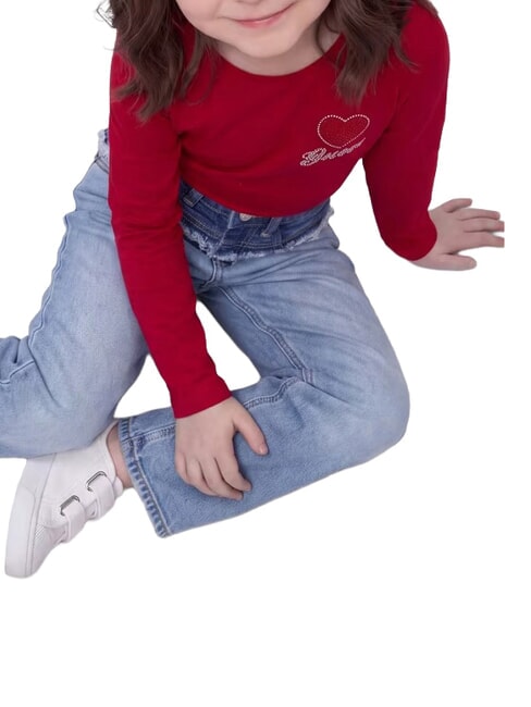 KIDS Lang&auml;rmeliges T-Shirt Rote-Bete-Saft - Kinder-T-Shirt