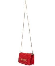 LOVE MOSCHINO QUILTED Clutch / Geldb&ouml;rse mit Schulterriemen ROT - Brieftaschen Damen - 3
