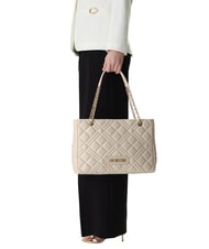 LOVE MOSCHINO QUILTED Umh&auml;ngetasche Elfenbein - Damentaschen - 2