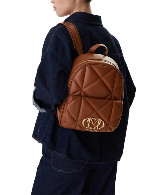 EMBOSSED Rucksack mit Tasche LEDER - Damentaschen