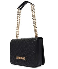 LOVE MOSCHINO QUILTED Umh&auml;ngetasche Schwarz - Damentaschen - 3