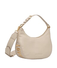 LOVE MOSCHINO GIANT Mini-Handtasche mit Schulterriemen Elfenbein - Damentaschen - 2