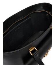 LOVE MOSCHINO HEART TURNLOCK Einkaufstasche Schwarz - Damentaschen - 4