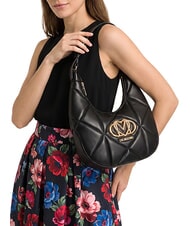 LOVE MOSCHINO EMBOSSED Q Umh&auml;ngetasche Schwarz - Damentaschen - 2