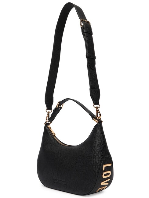 GIANT Schultertasche mit Schultergurt Schwarz - Damentaschen
