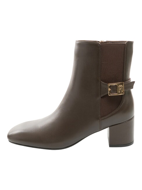 BLOCK  Stiefeletten mit 5,5 cm Absatz Schokolade - Damenschuhe