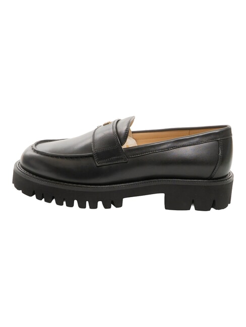 TANK Ledermokassins Schwarz - Damenschuhe