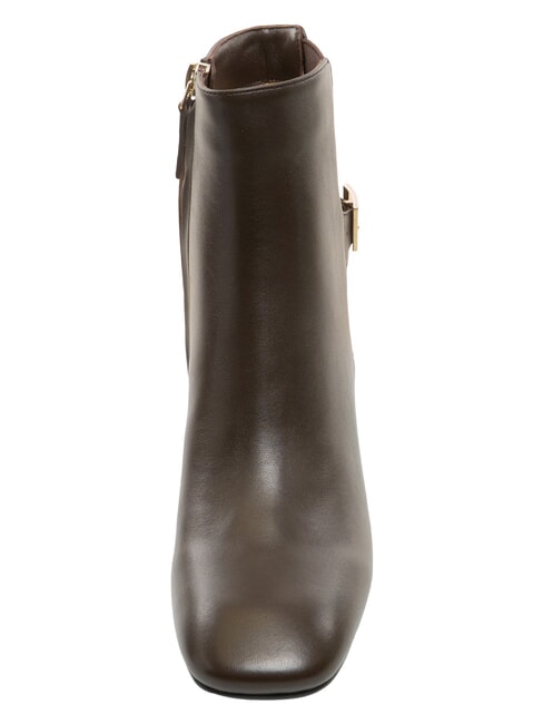 BLOCK  Stiefeletten mit 5,5 cm Absatz Schokolade - Damenschuhe
