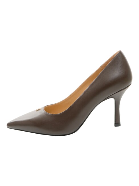 ATELIER  Lederdekollet&eacute;, 9 cm Absatz Schokolade - Damenschuhe