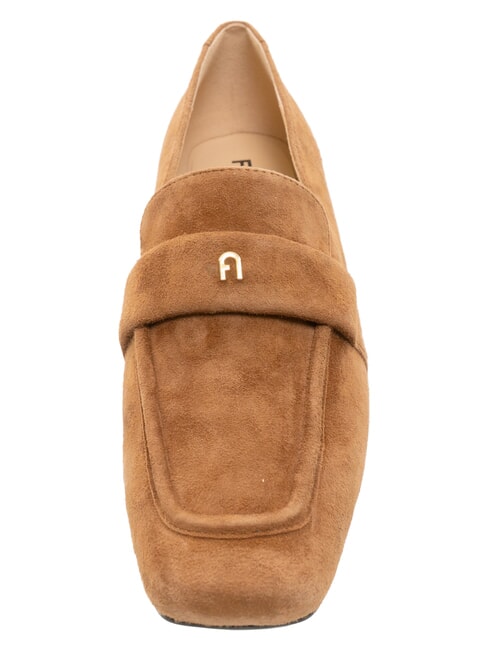 SIGNATURE  Wildleder-Loafer Cognac - Damenschuhe