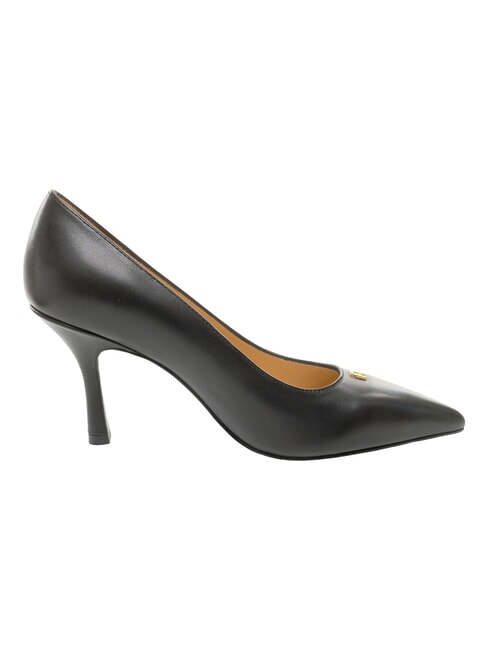 ATELIER  Lederdekollet&eacute;, 9 cm Absatz Schwarz - Damenschuhe