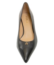 FURLA ATELIER  Lederdekollet&eacute; mit 5 cm Absatz Schwarz - Damenschuhe - 4