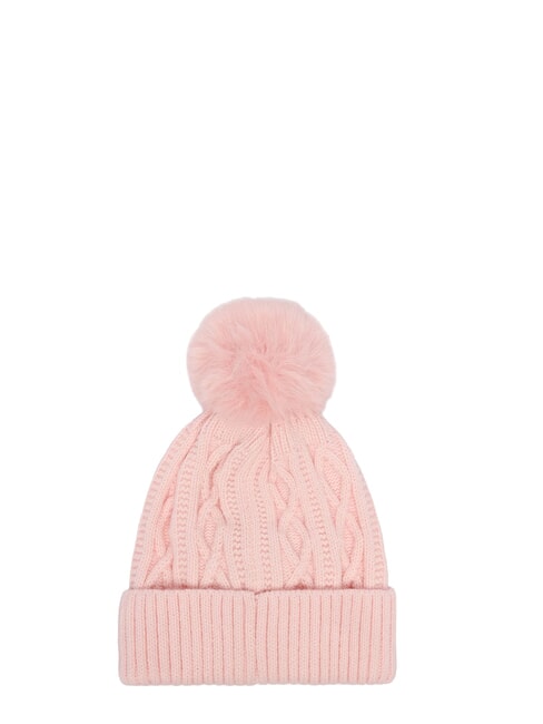 KIDS POM POM Hut mit Bommeln rosa Zucker - Kinderh&uuml;te