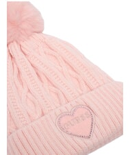 GUESS KIDS POM POM Hut mit Bommeln rosa Zucker - Kinderh&uuml;te - 3