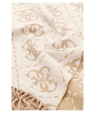 GUESS NOLANA 4G LOGO Schal mit Fransen Knochenlogo - Schals - 2