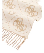 GUESS NOLANA 4G LOGO Schal mit Fransen Knochenlogo - Schals - 3
