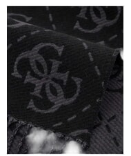 GUESS NOLANA 4G LOGO Schal mit Fransen Kohle - Schals - 2