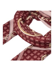GUESS PRINTED Schal mit Logo Burgund - Schals - 2