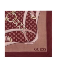 GUESS PRINTED Schal mit Logo Burgund - Schals - 3