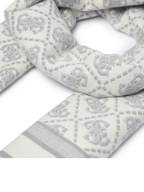 JACQUARD Schal mit Fransen graues Logo - Schals