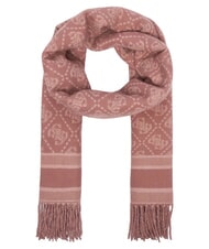 GUESS JACQUARD Schal mit Fransen Zimt-Logo - Schals - 2