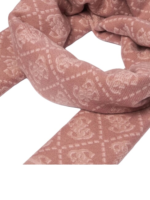 JACQUARD Schal mit Fransen Zimt-Logo - Schals