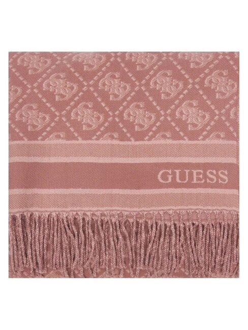 JACQUARD Schal mit Fransen Zimt-Logo - Schals