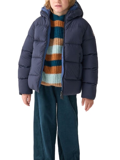 MINDSET Daunenjacke mit Kapuze Marineblau-Dunkelblau - Kinder Jacken