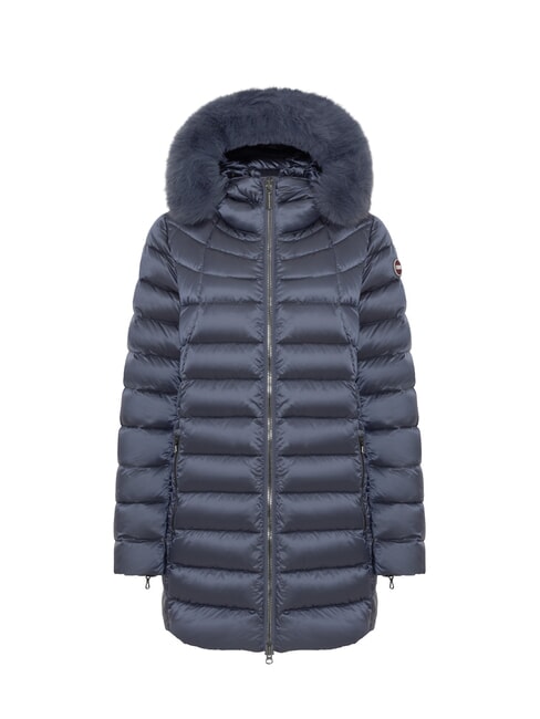 DELUXE Daunenjacke mit Kapuze dunkel und tief - Daunenjacken f&uuml;r Damen