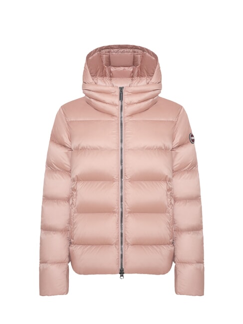 DELUXE Damen-Daunenjacke mit Kapuze Vintage-Rosen - Daunenjacken f&uuml;r Damen