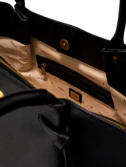 ALLEGRA Schultertasche mit zwei Henkeln SCHWARZ - Damentaschen