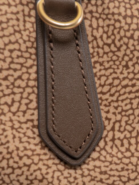 B-ESCAPE Handtasche mit Schulterriemen beige/kastanienbraun - Damentaschen