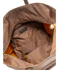 BORBONESE B-ESCAPE Handtasche mit Schulterriemen beige/kastanienbraun - Damentaschen - 5