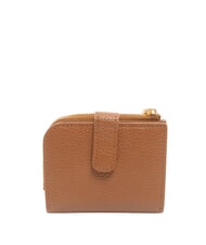 COCCINELLE METALLIC SOFT Mini-Geldb&ouml;rse aus Leder Cognac - Brieftaschen Damen - 3