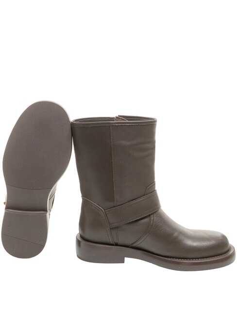 LOLA Lederstiefeletten Kaffee - Damenschuhe