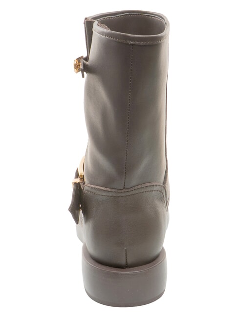 LOLA Lederstiefeletten Kaffee - Damenschuhe