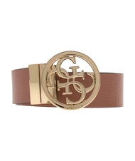 GUESS NOELLE  Wendeg&uuml;rtel Latte-Logo/Rosenholz - G&uuml;rtel - 3