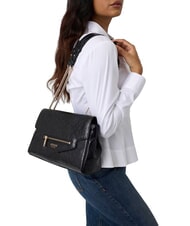 GUESS ANTONIA Verstellbare Schultertasche SCHWARZ - Damentaschen - 5