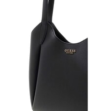 GUESS MELODY Schultertasche mit zwei Henkeln SCHWARZ - Damentaschen - 5