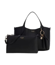 GUESS MELODY Schultertasche mit Schultergurt SCHWARZ - Damentaschen - 3