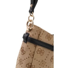 GUESS DOROTHY Umh&auml;ngetasche Milchlogo/schwarz - Damentaschen - 4