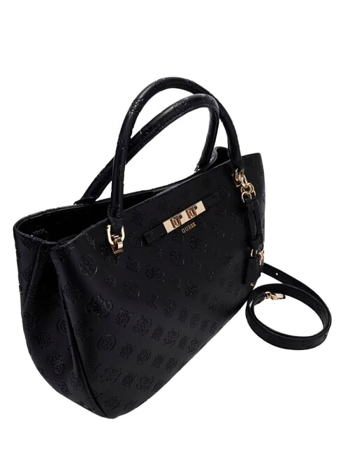 CARMELLA Handtasche mit Schulterriemen schwarzes Logo - Damentaschen