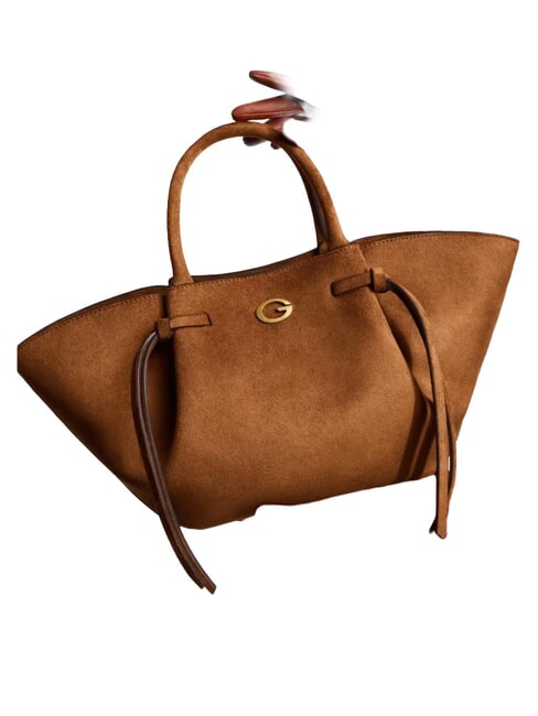 ALLEGRA Handtasche mit Schulterriemen COGNAC - Damentaschen